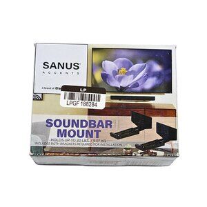 Sanus Soundbar Mount Bracket – Universal TV Soundbar Mount